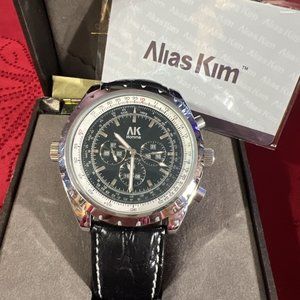 AK Homme Watch AK1002 NEW Box Is Damaged